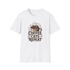 Coffee Cats Repeat T-Shirt
